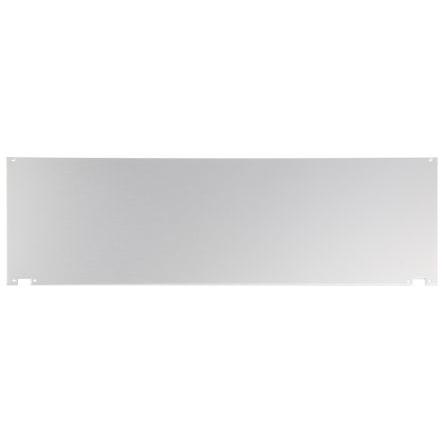 RS PRO Regálový panel 19in Panel závěsu, Hliník 3 U x 84 HP barva Šedá