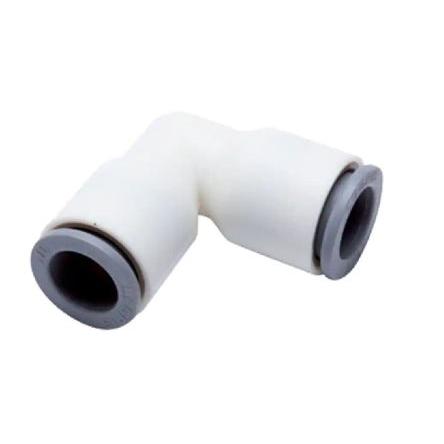 Legris Pneumatický adaptér s oboustr. vněj. závitem, koleno, řada: 6302 Polyetylen, 8 mm Zásuvný, 8 mm Zásuvný