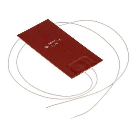 RS PRO Silikonová topná rohož, 5 W, Obdélník, 300 °C, 12V dc, 50 mm, 100mm