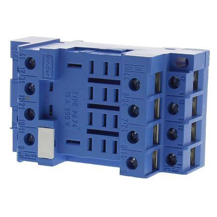 Finder Objímka relé pro Relé řady 56.34 8 250V ac 96 Lišta DIN