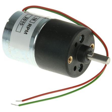 McLennan Servo Supplies Stejnosměrný převodový motor, řada: 1271 12V S převodem 18rpm 8 Ncm 4 mm 50mA
