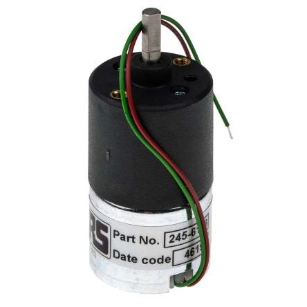 McLennan Servo Supplies Stejnosměrný převodový motor, řada: 1271 12V dc S převodem 9rpm 14 Ncm 4 mm 50mA