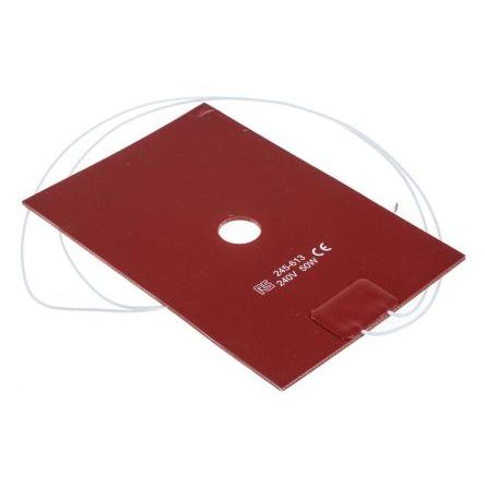 RS PRO Silikonová topná rohož, 50 W, Obdélník, 300 °C, 240V ac, 150 mm, 100mm
