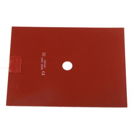 RS PRO Silikonová topná rohož, 200 W, Obdélník, 300 °C, 240V ac, 200 mm, 150mm