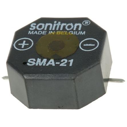Bzučák 24V dc 1.5 V dc 85 dB, Povrch 9.5 mm Nepřetržité Interní 21 mm Sonitron