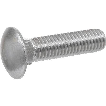 RS PRO Vratový šroub, Galvanizovaný, Ocel, 3/8-16 in, délka: 1.25 in, délka: 31.75 mm