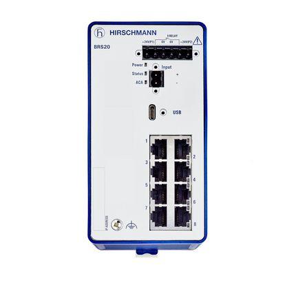 Ethernetový přepínač 8portový 100Mbps Hirschmann Řízený