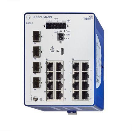 Ethernetový přepínač 20portový 100Mbps Hirschmann Řízený