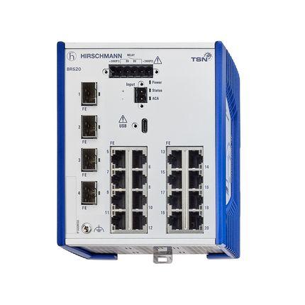 Ethernetový přepínač 20portový 100Mbps Hirschmann Řízený přepínač