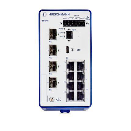 Ethernetový přepínač 12portový Hirschmann Řízený přepínač