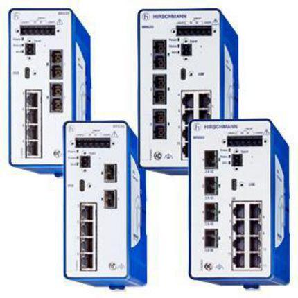 Ethernetový přepínač 8portový Hirschmann Řízený přepínač Napájení přes síť Ethernet