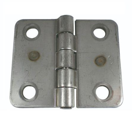 Kloubový závěs Výkyvné Patka, Bílá pozinkovaná, Ocel Navařený, délka: 75 mm x 90mm x 3 mm Savigny