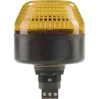 AUER Signal LED maják, řada: IBL Blikající, Stálé barva Oranžová 240V ac LED Panel 0.003A UL Type 4/4X/13 IP65