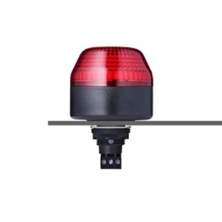 AUER Signal LED maják, řada: IBL Stálé, Blikající barva Červená 240V ac LED Panel RoHS IP65