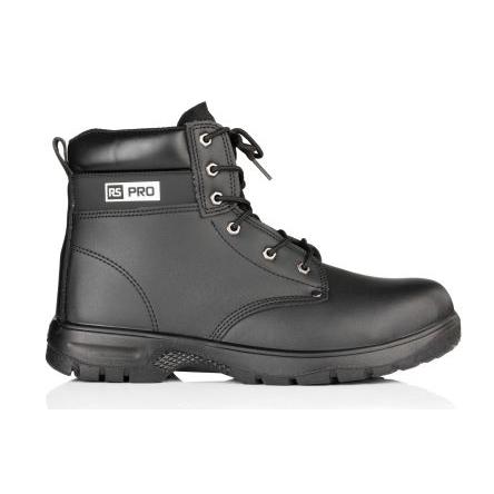 Vodotěsný, Odolné vůči olejům, Antistatické, řada: RS PRO Bezpečnostní obuv obuv Unisex, Ocel 5, Černá Ano RS PRO 38 S3