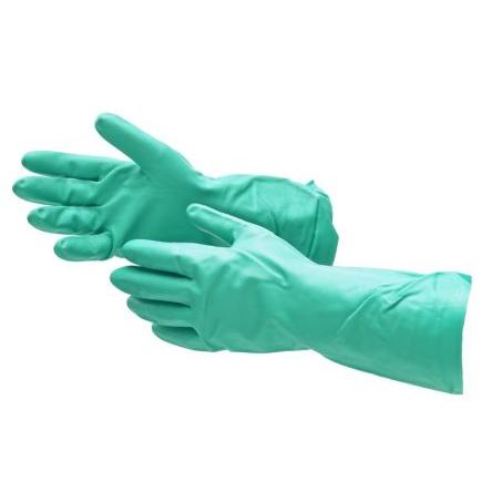 RS PRO Rukavice EN 374 Chemické látky Zelená EN388:2016+A1:2018 4.1.0.X.X, EN ISO 374-1:2016+A1:2018 Type A AJKLMNOPT,