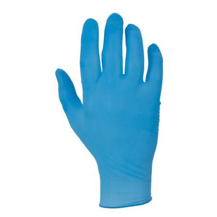 RS PRO Jednorázové rukavice 100, Modrá XL Nitril