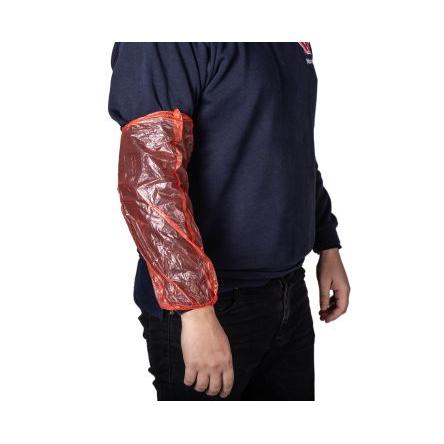 No RS PRO Ochranný rukáv, Červená Elastická, Polyetylen Jednorázový, SC: 22 x 40 cm