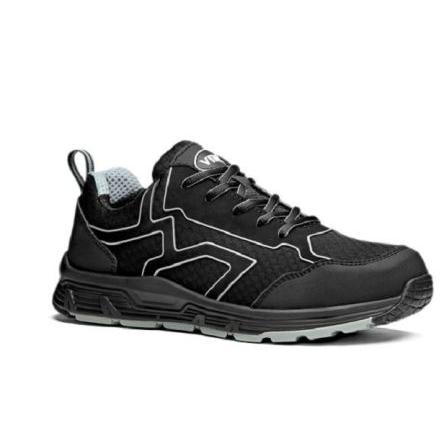 V12 Footwear VT201 Unisex Černá, Stříbrná Ocel Školitel bezpečnosti 12 47