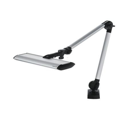 Lehké potrubí LED, typ žárovky: LED, 23 W dosah 784 mm Nastavitelné rameno barva Stříbrná, 240V ac Žárovka přibalena