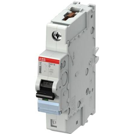 ABB Miniaturní jistič, rozsah: S401M-D25 1pólový 25A vypínací výkon 10 kA, charakteristika: Typ D, rozsah: SMISSLINE TP