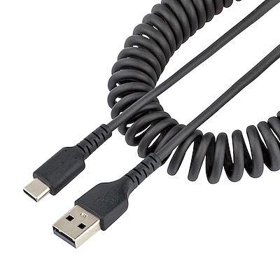 StarTech.com Kabel USB do zásuvky IC Vnější, řada: R2ACC, A: USB typu A, 1 m Vnější, Černá, B: USB typu C