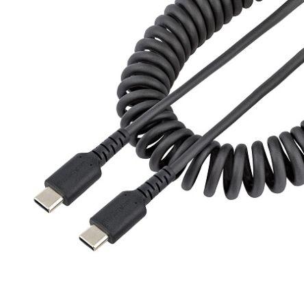 StarTech.com Kabel USB do zásuvky IC Vnější, řada: R2CCC, A: USB typu C, 1 m Vnější, Černá, B: USB typu C