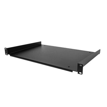 StarTech.com Police 1 U Černá Odvětrávaný 25kg 483mm 305 mm
