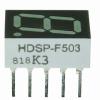 LED displej 1 7 segmentů Katoda barva LED diody Zelená 3.5mcd Pravá strana 10.2 mm Broadcom 571nm