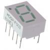 LED displej 1 7 segmentů Katoda barva LED diody Zelená 3.5mcd Pravá strana 10.2 mm Broadcom 571nm