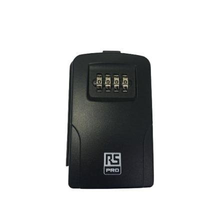 Trezor na klíče, Slitina hliníku a zinku, Černá, hloubka: 39.5 mm, výška: 127.2 mm RS PRO