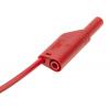 Hirschmann Test & Measurement Zkušební kabel s konektorem, Červená 16A, délka kabelů: 2 m, 1000V, Polyvinylchlorid,