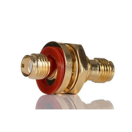 RS PRO Koaxiální adaptér, orientace těla: Rovný, 50 Ω, 18GHz, typ kabelu: Koaxiální, obklad těla: Zlatá