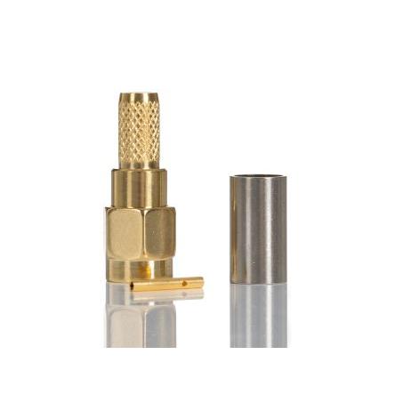 RS PRO Koaxiální konektor, řada: RS PRO Vnější, 50 Ω, orientace těla: Rovný, Kabel Konektor SMA Krimpovací, 6GHz 125 °C