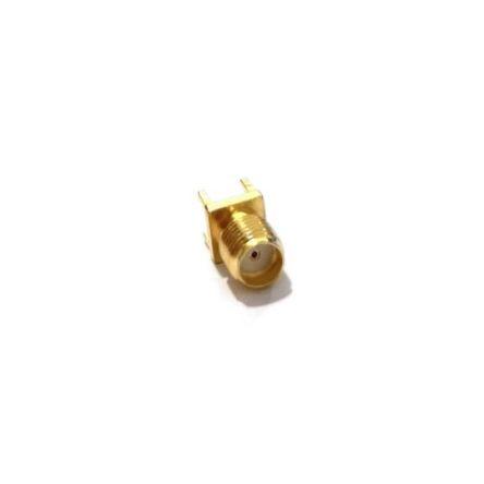 RS PRO Koaxiální konektor Vnitřní, 50 Ω, orientace těla: Rovný, Montáž do panelu Konektor SMA Pájecí, 6GHz 125 °C -45