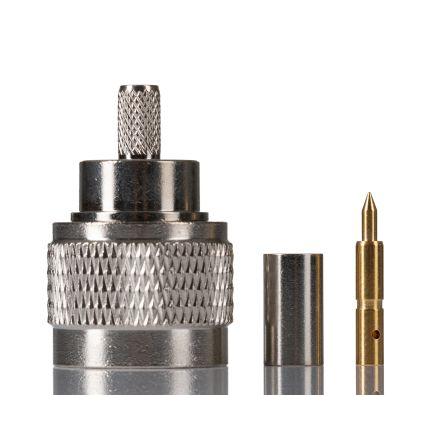 RS PRO Koaxiální konektor, řada: RS PRO Vnější, 50 Ω, orientace těla: Rovný, Kabel Konektor N, 11GHz 165 °C -45 °C, typ