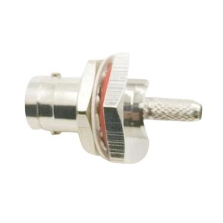 RS PRO Koaxiální konektor, řada: RS PRO Vnější, 50 Ω, orientace těla: Rovný, Kabel Konektory BNC Přepážka Krimpovací,