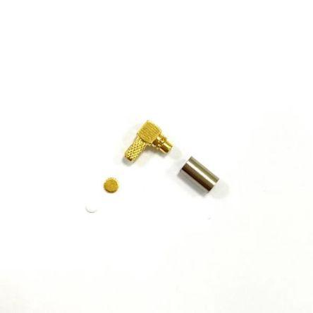 RS PRO Koaxiální konektor, řada: RS PRO Vnitřní, 50 Ω, orientace těla: Rovný, Kabel Konektor MCX Přepážka Krimpovací,