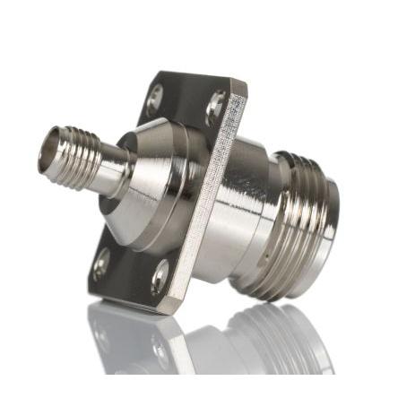 RS PRO Koaxiální adaptér, orientace těla: Rovný, 50 Ω, 11GHz, typ kabelu: Koaxiální, obklad těla: Nikl