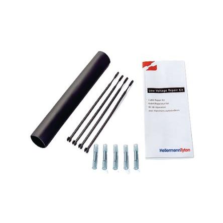 LVRK-L Polyolefin barva Černá HellermannTyton Pomocné lepidlo 24 mm