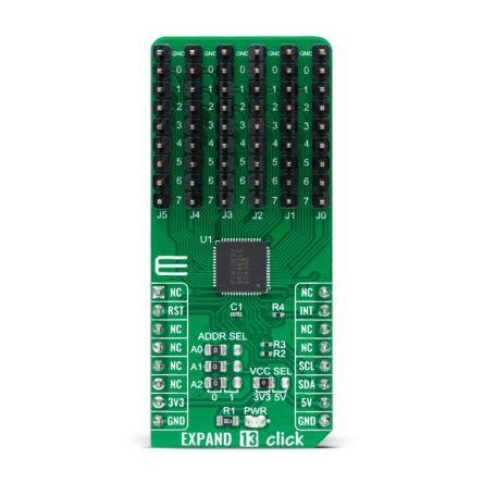 klasifikace: Přídavná deska for PI4IOE5V96248, pro použití s: MikroBUS Rozšíření 13 Click MIKROE-4887 MikroElektronika