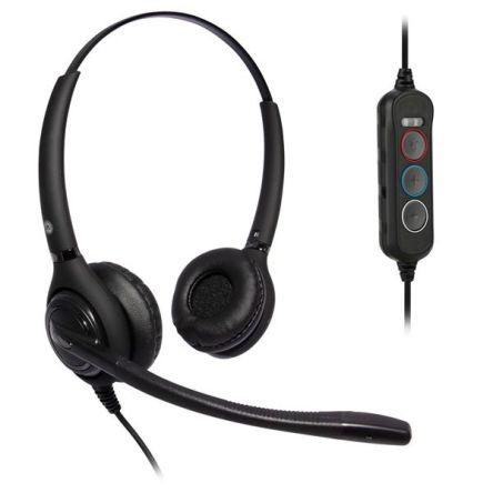 Sluchátka na uši 502S-USB 575-329-002 JPL, Tmavě modrá Nad hlavou