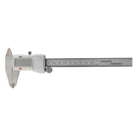 Kalibr 150 mm Digitální, přesnost: ±0.03 mm, rozlišení: 0.01 mm, Imperiální, Metrické, typ displeje: Digitální RS PRO