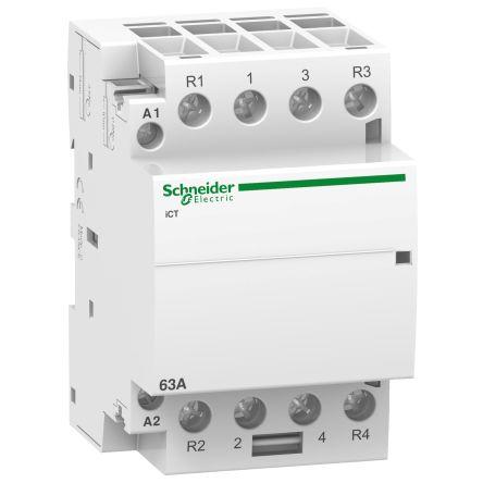 Schneider Electric Stykač napětí ve vinutí 220V ac, 240 V ac 4pólový 63 A 690V s 2 NO/2 NC kontakty 240V ac, rozsah: