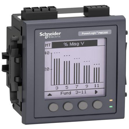 Elektroměr, řada: PM5340 Podsvícení LCD 1, 3fázový Elektromechanické výška číslice 85 mm, výška výřezu: 96 mm, šířka