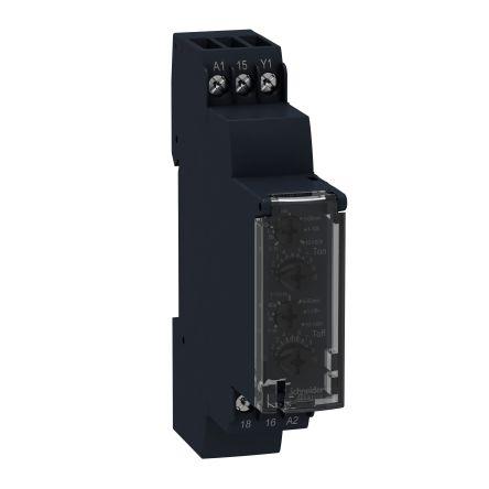 Schneider Electric Časovací relé, řada: Harmony Time Lišta DIN SPDT 1kontaktové 24 to 240 V ac, 24 V dc 24V ac, 240 V ac
