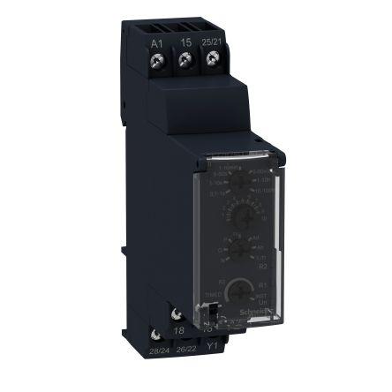 Schneider Electric Časovací relé, řada: Harmony Time Lišta DIN DPDT 2kontaktové 240 V ac 240V ac Multifunkční funkce