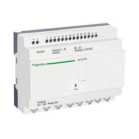 Logický modul řada Zelio Logic, výstup: Relé Lišta DIN Schneider Electric 12, typ vstupní: Diskrétní, Analogové