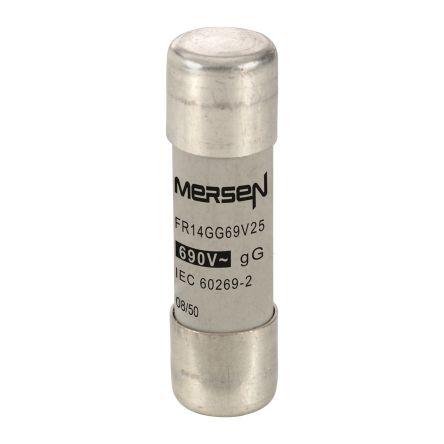 Kazetová pojistka 25A gG 14 x 51 mm Mersen Keramika 690V ac