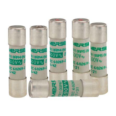 Kazetová pojistka 6A AM 8.5 x 31.5 mm Mersen Keramika 400V ac